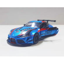 Miniatura de Ferro Toyota Supra GR Azul Escala 1/36