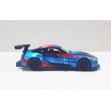 Miniatura de Ferro Toyota Supra GR Azul Escala 1/36