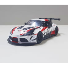 Miniatura de Ferro Toyota Supra GR Branco Escala 1/36