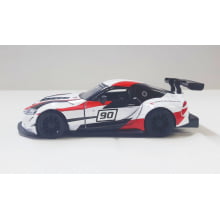 Miniatura de Ferro Toyota Supra GR Branco Escala 1/36