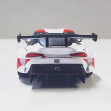 Miniatura de Ferro Toyota Supra GR Branco Escala 1/36