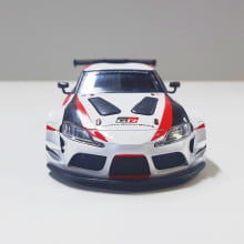 Miniatura de Ferro Toyota Supra GR Branco Escala 1/36