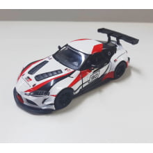 Miniatura de Ferro Toyota Supra GR Branco Escala 1/36