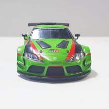 Miniatura de Ferro Toyota Supra GR Verde Escala 1/36