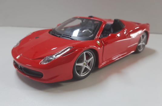 Mini Ferrari Spider 458 1/24 - Miniatura Escala 1/24