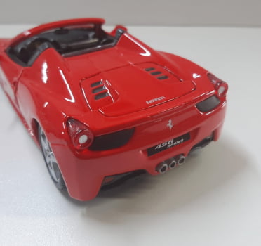 Mini Ferrari Spider 458 1/24 - Miniatura Escala 1/24