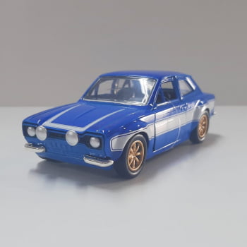 Miniatura 1974 Ford Escort Brian Velozes e Furiosos Escala 1/32