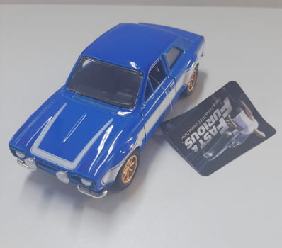 Miniatura 1974 Ford Escort Brian Velozes e Furiosos Escala 1/32