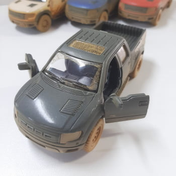 Mini 1/46 Ford F-150 Raptor Supercrew de Rali - Miniatura F-150 SVT Muddy Escala 1/46