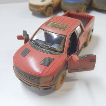 Mini 1/46 Ford F-150 Raptor Supercrew de Rali - Miniatura F-150 SVT Muddy Escala 1/46