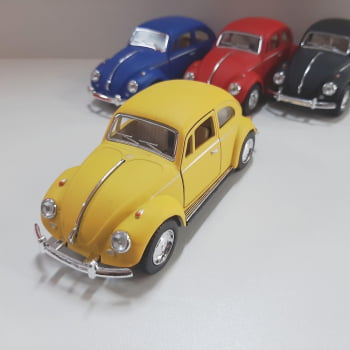 Mini 1/32 1967 Fusca Vlokswagen Classical Beetle Fosco - Miniatura Escala 1/32