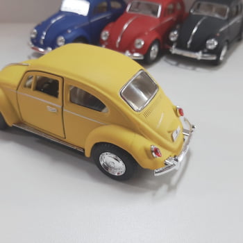 Mini 1/32 1967 Fusca Vlokswagen Classical Beetle Fosco - Miniatura Escala 1/32