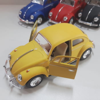 Mini 1/32 1967 Fusca Vlokswagen Classical Beetle Fosco - Miniatura Escala 1/32