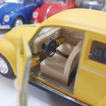 Mini 1/32 1967 Fusca Vlokswagen Classical Beetle Fosco - Miniatura Escala 1/32