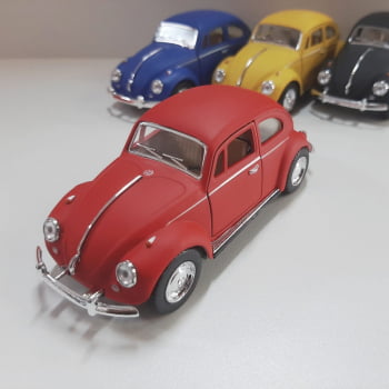 Mini 1/32 1967 Fusca Vlokswagen Classical Beetle Fosco - Miniatura Escala 1/32