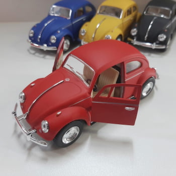 Mini 1/32 1967 Fusca Vlokswagen Classical Beetle Fosco - Miniatura Escala 1/32