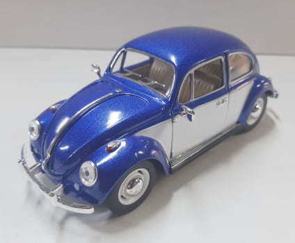 Mini 1/32 Fusca 67 Volkswagen Clássico - Miniatura Classical Beetle Escala 1/24