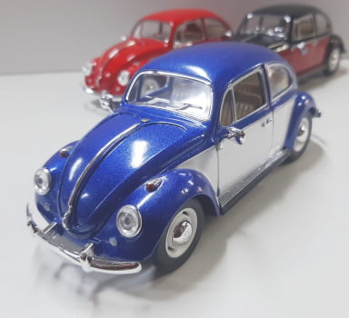 Mini 1/32 Fusca 67 Volkswagen Clássico - Miniatura Classical Beetle Escala 1/24