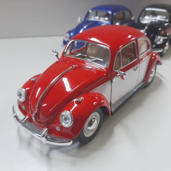 Mini 1/32 Fusca 67 Volkswagen Clássico - Miniatura Classical Beetle Escala 1/24