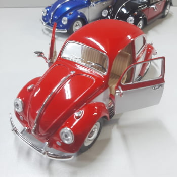 Mini 1/32 Fusca 67 Volkswagen Clássico - Miniatura Classical Beetle Escala 1/24