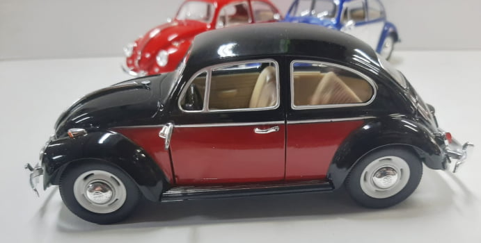 Mini 1/32 Fusca 67 Volkswagen Clássico - Miniatura Classical Beetle Escala 1/24