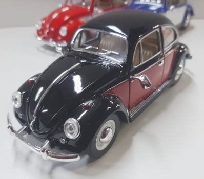 Mini 1/32 Fusca 67 Volkswagen Clássico - Miniatura Classical Beetle Escala 1/24