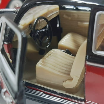 Mini 1/32 Fusca 67 Volkswagen Clássico - Miniatura Classical Beetle Escala 1/24