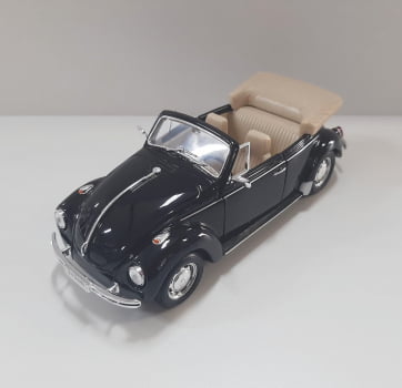 Mini 1/24 Fusca Volkswagen Beetle Conversível - Miniatura Escala 1/24