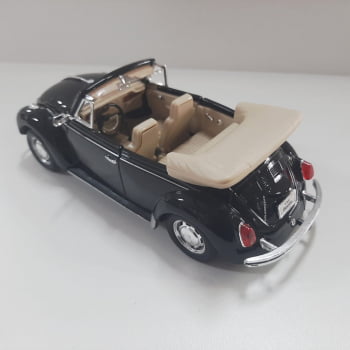 Mini 1/24 Fusca Volkswagen Beetle Conversível - Miniatura Escala 1/24