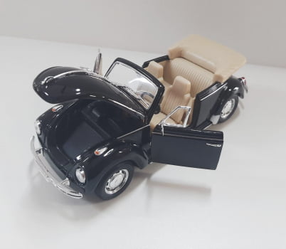 Mini 1/24 Fusca Volkswagen Beetle Conversível - Miniatura Escala 1/24