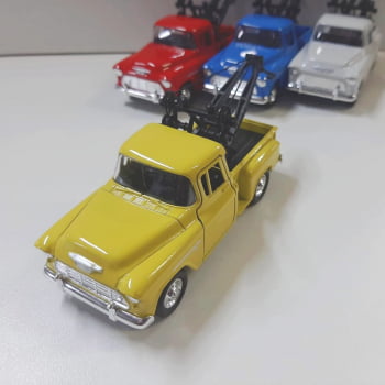 Mini 1/34 1955 Chevy Guincho Stepside Tow Truck - Miniatura Escala 1/34