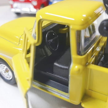 Mini 1/34 1955 Chevy Guincho Stepside Tow Truck - Miniatura Escala 1/34