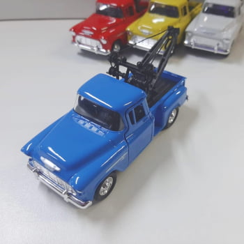 Mini 1/34 1955 Chevy Guincho Stepside Tow Truck - Miniatura Escala 1/34