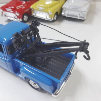 Mini 1/34 1955 Chevy Guincho Stepside Tow Truck - Miniatura Escala 1/34