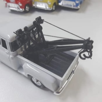 Mini 1/34 1955 Chevy Guincho Stepside Tow Truck - Miniatura Escala 1/34