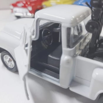 Mini 1/34 1955 Chevy Guincho Stepside Tow Truck - Miniatura Escala 1/34