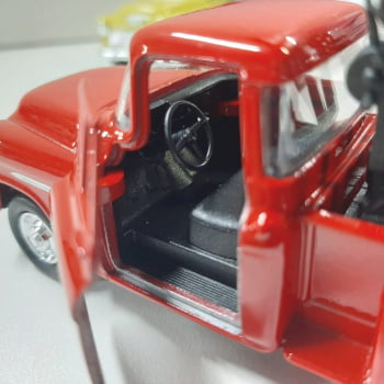 Mini 1/34 1955 Chevy Guincho Stepside Tow Truck - Miniatura Escala 1/34