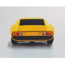  Miniatura de Ferro Lamborghini 1971 Miura P400 SV Amarelo 1/34