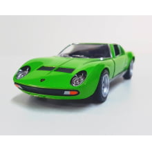  Miniatura de Ferro Lamborghini 1971 Miura P400 SV Verde 1/34