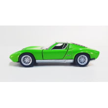  Miniatura de Ferro Lamborghini 1971 Miura P400 SV Verde 1/34