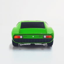  Miniatura de Ferro Lamborghini 1971 Miura P400 SV Verde 1/34