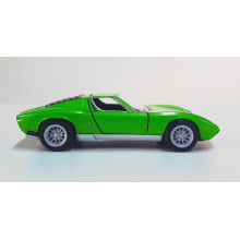  Miniatura de Ferro Lamborghini 1971 Miura P400 SV Verde 1/34