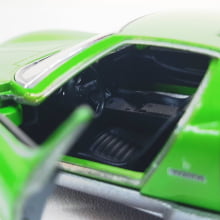  Miniatura de Ferro Lamborghini 1971 Miura P400 SV Verde 1/34