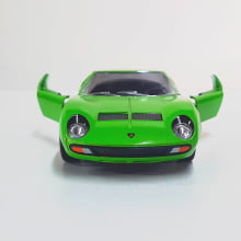  Miniatura de Ferro Lamborghini 1971 Miura P400 SV Verde 1/34