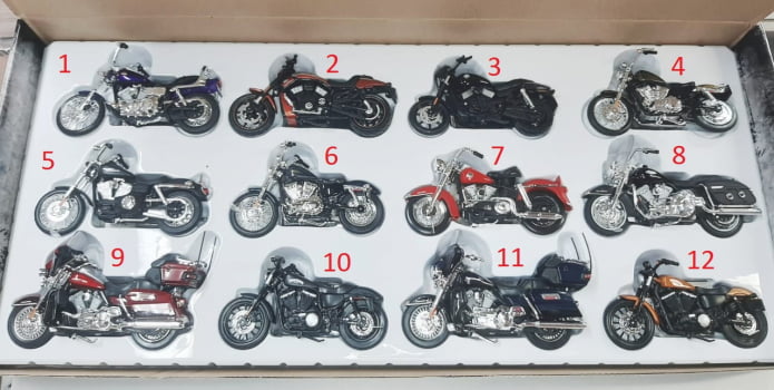 Mini 1/18 Moto De Ferro Harley-davidson 1/18 Maisto