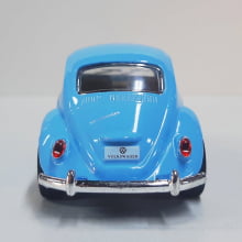  Miniatura de Ferro Volkswagen 1967 Fusca Beetle Clássico Azul 1/32