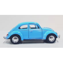  Miniatura de Ferro Volkswagen 1967 Fusca Beetle Clássico Azul 1/32