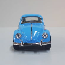  Miniatura de Ferro Volkswagen 1967 Fusca Beetle Clássico Azul 1/32