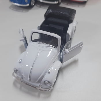 Mini 1/34 Fusca Volkswagen Beetle Conversível - Miniatura Escala 1/34