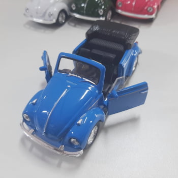 Mini 1/34 Fusca Volkswagen Beetle Conversível - Miniatura Escala 1/34